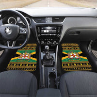 Jamaica Christmas Car Mats Coat Of Arms Merri Crissmuss - Wonder Print Shop