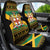 Jamaica Christmas Car Seat Cover Coat Of Arms Merri Crissmuss - Wonder Print Shop