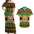 Jamaica Christmas Couples Matching Off Shoulder Maxi Dress and Hawaiian Shirt Coat Of Arms Merri Crissmuss - Wonder Print Shop
