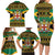 Jamaica Christmas Family Matching Long Sleeve Bodycon Dress and Hawaiian Shirt Coat Of Arms Merri Crissmuss - Wonder Print Shop