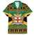 Jamaica Christmas Family Matching Long Sleeve Bodycon Dress and Hawaiian Shirt Coat Of Arms Merri Crissmuss - Wonder Print Shop