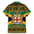 Jamaica Christmas Family Matching Mermaid Dress and Hawaiian Shirt Coat Of Arms Merri Crissmuss - Wonder Print Shop