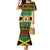 Jamaica Christmas Family Matching Mermaid Dress and Hawaiian Shirt Coat Of Arms Merri Crissmuss - Wonder Print Shop