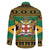 Jamaica Christmas Family Matching Off The Shoulder Long Sleeve Dress and Hawaiian Shirt Coat Of Arms Merri Crissmuss - Wonder Print Shop