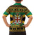 Jamaica Christmas Family Matching Off Shoulder Maxi Dress and Hawaiian Shirt Coat Of Arms Merri Crissmuss - Wonder Print Shop