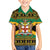 Jamaica Christmas Family Matching Off Shoulder Maxi Dress and Hawaiian Shirt Coat Of Arms Merri Crissmuss - Wonder Print Shop