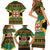 Jamaica Christmas Family Matching Short Sleeve Bodycon Dress and Hawaiian Shirt Coat Of Arms Merri Crissmuss - Wonder Print Shop