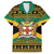 Jamaica Christmas Family Matching Summer Maxi Dress and Hawaiian Shirt Coat Of Arms Merri Crissmuss - Wonder Print Shop
