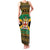 Jamaica Christmas Family Matching Tank Maxi Dress and Hawaiian Shirt Coat Of Arms Merri Crissmuss - Wonder Print Shop