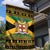Jamaica Christmas Garden Flag Coat Of Arms Merri Crissmuss - Wonder Print Shop