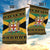 Jamaica Christmas Garden Flag Coat Of Arms Merri Crissmuss - Wonder Print Shop