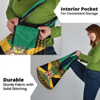 Jamaica Christmas Grocery Bag Coat Of Arms Merri Crissmuss