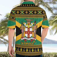 Jamaica Christmas Hawaiian Shirt Coat Of Arms Merri Crissmuss - Wonder Print Shop
