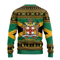 Jamaica Christmas Ugly Christmas Sweater Coat Of Arms Merri Crissmuss - Wonder Print Shop