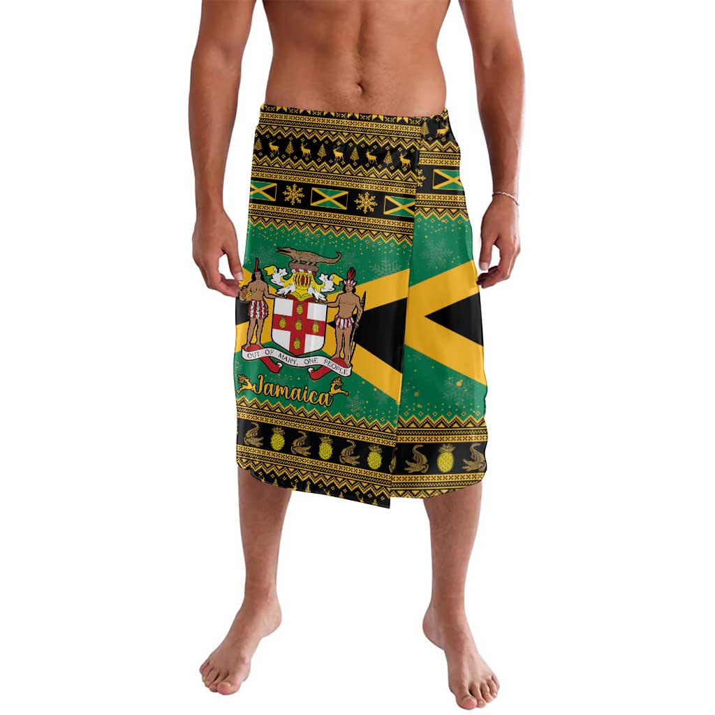 Jamaica Christmas Lavalava Coat Of Arms Merri Crissmuss - Wonder Print Shop