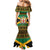 Jamaica Christmas Mermaid Dress Coat Of Arms Merri Crissmuss - Wonder Print Shop