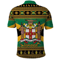 Jamaica Christmas Polo Shirt Coat Of Arms Merri Crissmuss - Wonder Print Shop