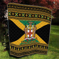 Jamaica Christmas Quilt Coat Of Arms Merri Crissmuss - Wonder Print Shop