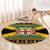 Jamaica Christmas Round Carpet Coat Of Arms Merri Crissmuss