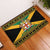 Jamaica Christmas Rubber Doormat Coat Of Arms Merri Crissmuss - Wonder Print Shop