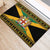 Jamaica Christmas Rubber Doormat Coat Of Arms Merri Crissmuss - Wonder Print Shop