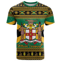 Jamaica Christmas T Shirt Coat Of Arms Merri Crissmuss - Wonder Print Shop