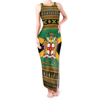 Jamaica Christmas Tank Maxi Dress Coat Of Arms Merri Crissmuss - Wonder Print Shop