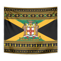 Jamaica Christmas Tapestry Coat Of Arms Merri Crissmuss - Wonder Print Shop