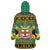 Jamaica Christmas Wearable Blanket Hoodie Coat Of Arms Merri Crissmuss - Wonder Print Shop