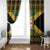 Jamaica Christmas Window Curtain Coat Of Arms Merri Crissmuss - Wonder Print Shop