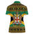 Jamaica Christmas Women Polo Shirt Coat Of Arms Merri Crissmuss - Wonder Print Shop