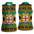 Jamaica Christmas Women Sleeveless Polo Shirt Coat Of Arms Merri Crissmuss - Wonder Print Shop
