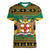 Jamaica Christmas Women V-Neck T-Shirt Coat Of Arms Merri Crissmuss - Wonder Print Shop