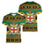 Jamaica Christmas Women V-Neck T-Shirt Coat Of Arms Merri Crissmuss - Wonder Print Shop
