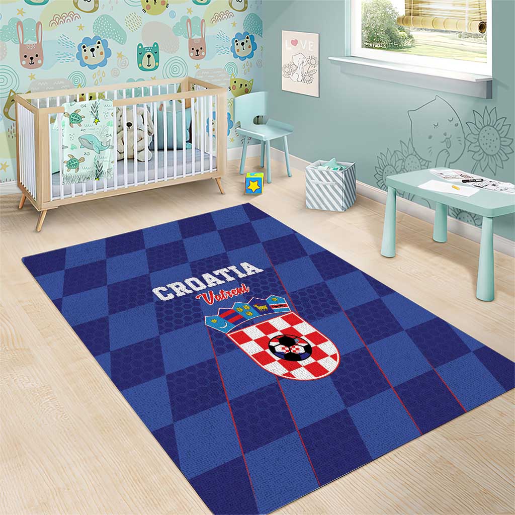 Croatia Football Area Rug Come On Vatreni - Wonder Print Shop