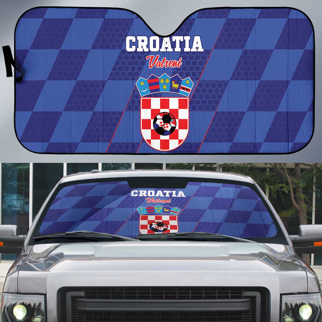 Croatia Football Auto Sun Shade Come On Vatreni - Wonder Print Shop