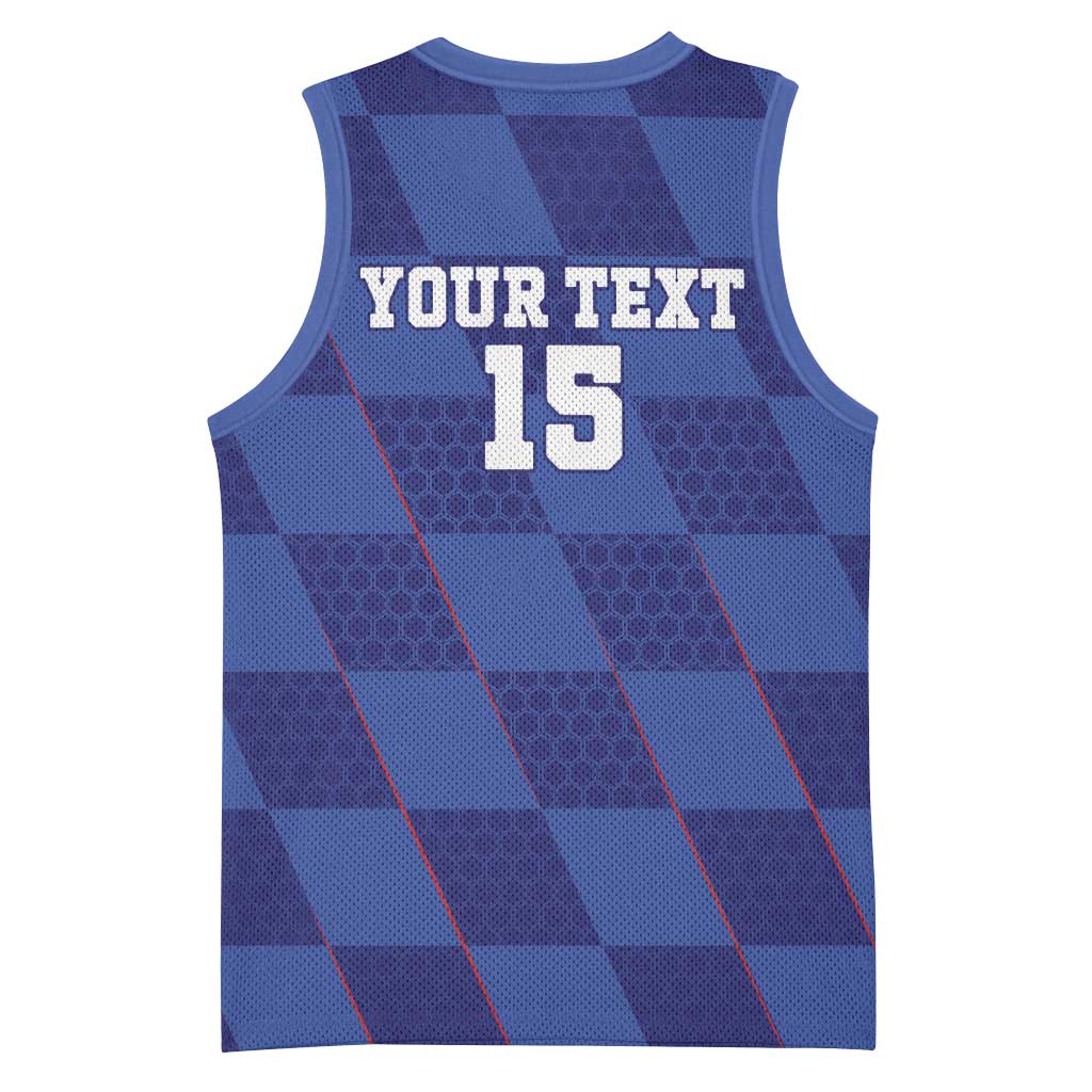 Custom Croatia Football Basketball Jersey Come On Vatreni - Wonder Print Shop