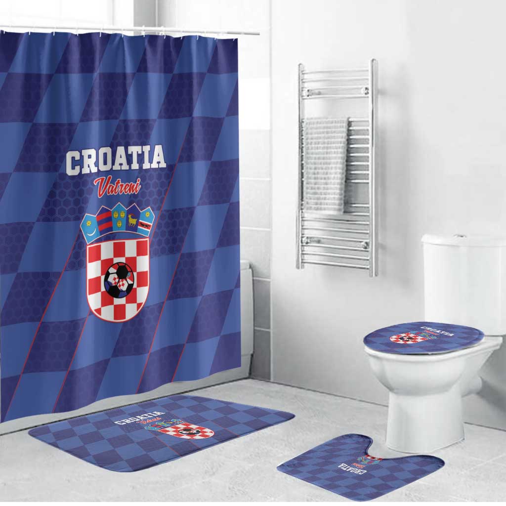 Croatia Football Bathroom Set Come On Vatreni - Wonder Print Shop