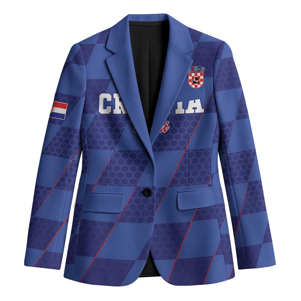Custom Croatia Football Blazer Come On Vatreni - Wonder Print Shop
