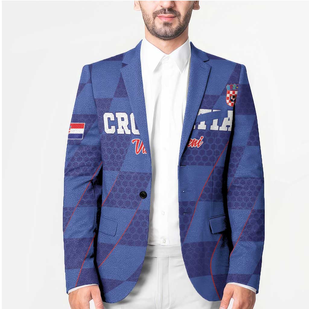 Custom Croatia Football Blazer Come On Vatreni - Wonder Print Shop