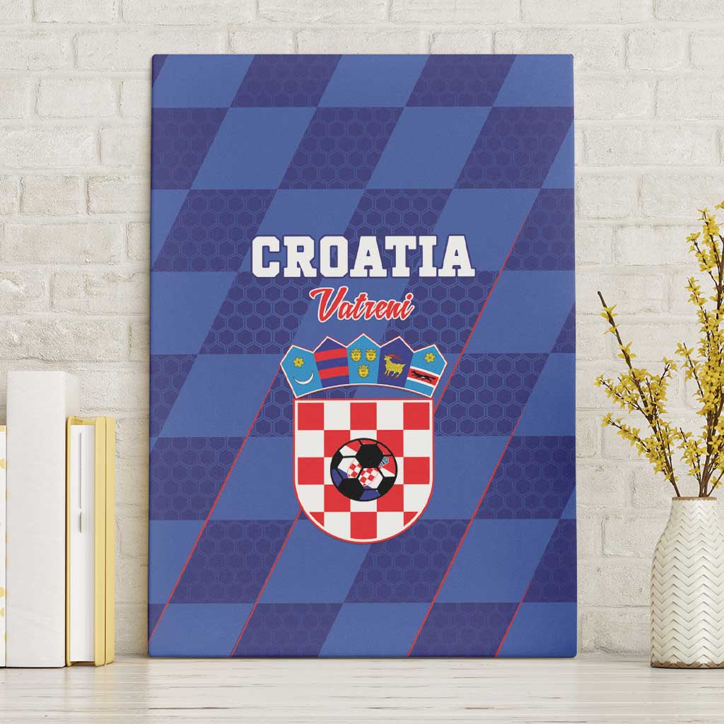 Croatia Football Canvas Wall Art Come On Vatreni - Wonder Print Shop