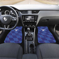 Custom Croatia Football Car Mats Come On Vatreni - Wonder Print Shop