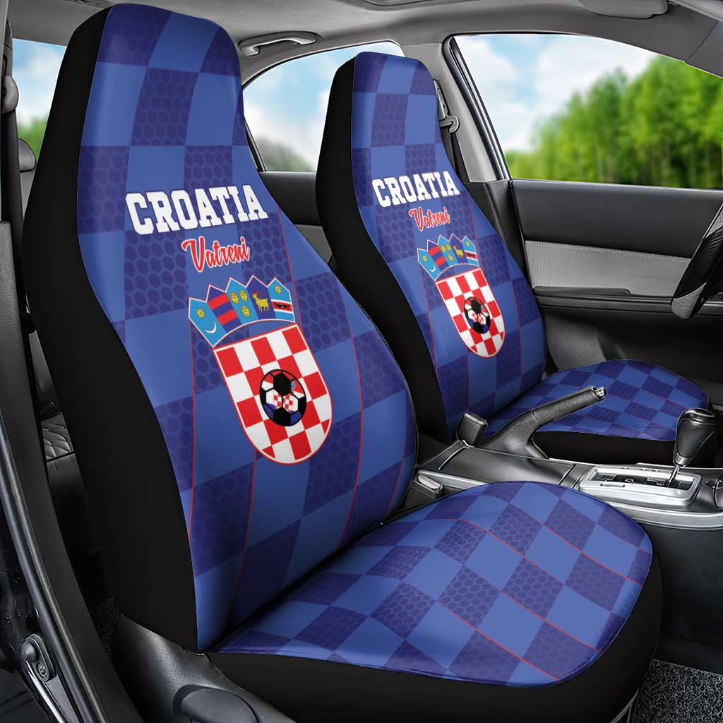 Croatia Football Car Seat Cover Come On Vatreni - Wonder Print Shop