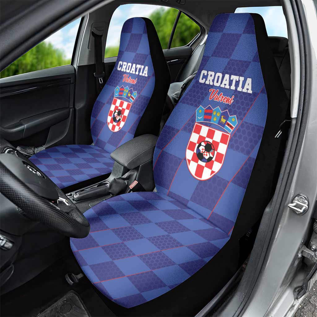 Croatia Football Car Seat Cover Come On Vatreni - Wonder Print Shop