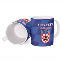 Custom Croatia Football Ceramic Mug Come On Vatreni - Wonder Print Shop