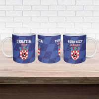 Custom Croatia Football Ceramic Mug Come On Vatreni - Wonder Print Shop