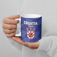 Custom Croatia Football Ceramic Mug Come On Vatreni - Wonder Print Shop