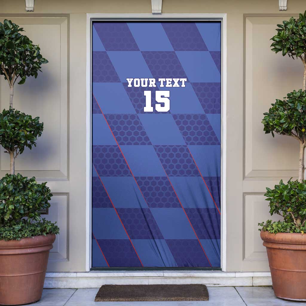 Custom Croatia Football Door Cover Come On Vatreni - Wonder Print Shop