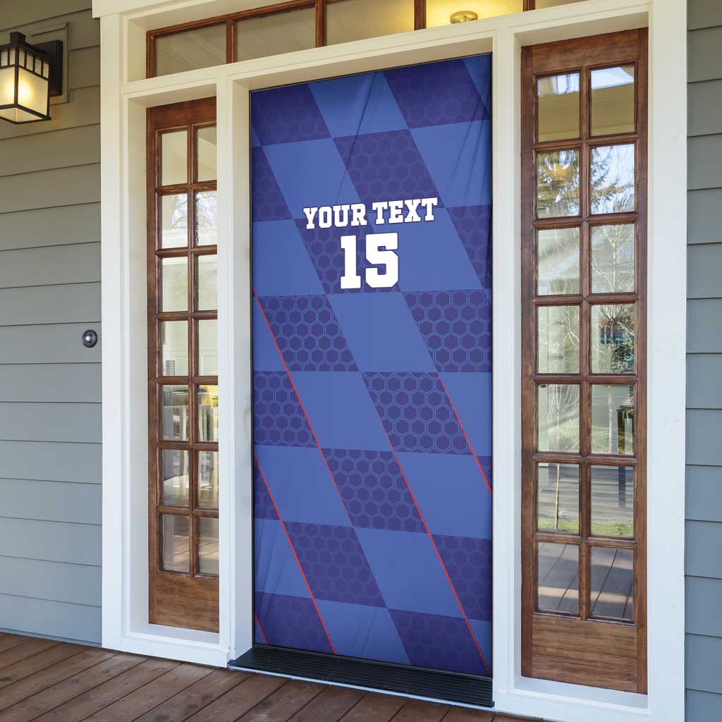 Custom Croatia Football Door Cover Come On Vatreni - Wonder Print Shop