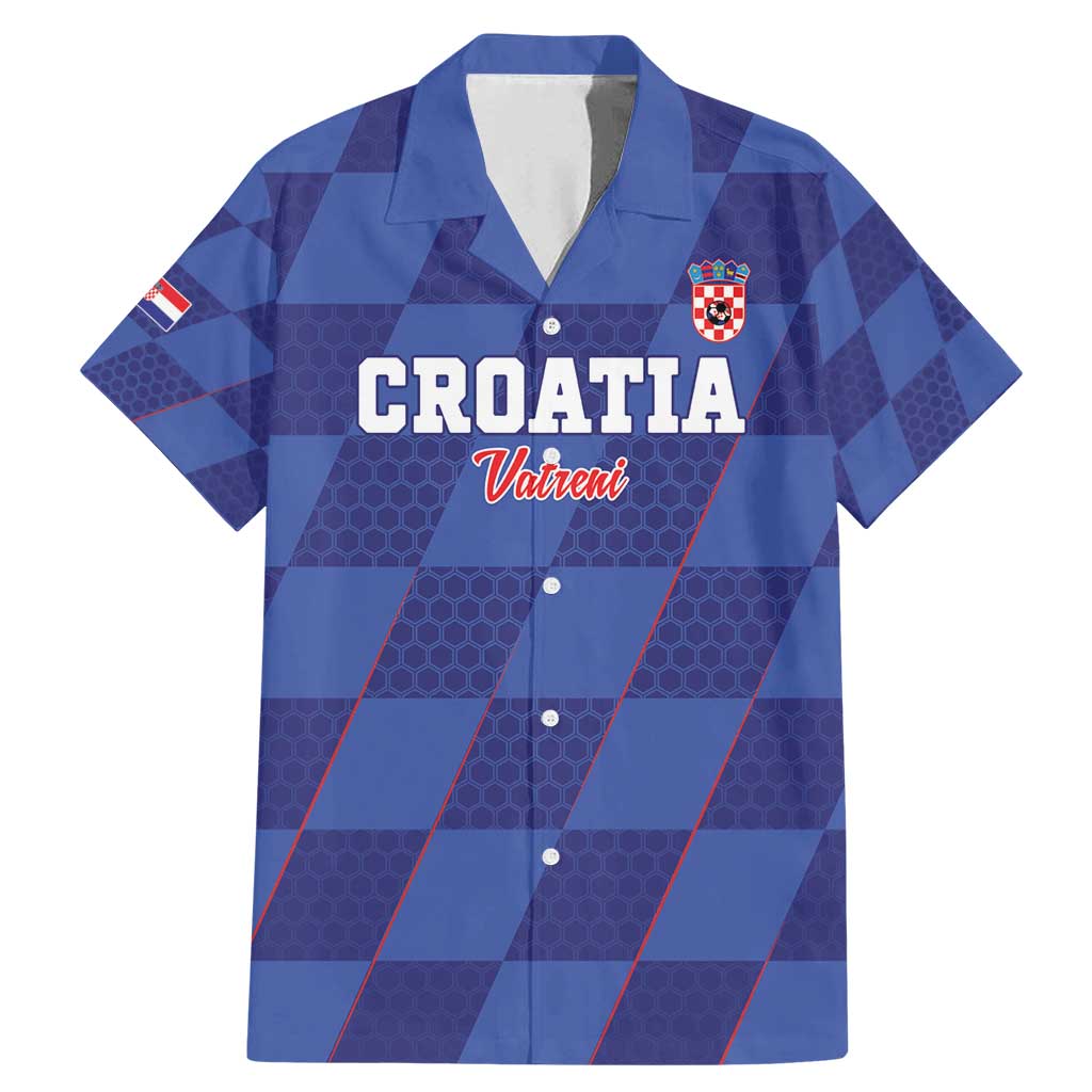 Custom Croatia Football Family Matching Mermaid Dress and Hawaiian Shirt Come On Vatreni - Wonder Print Shop